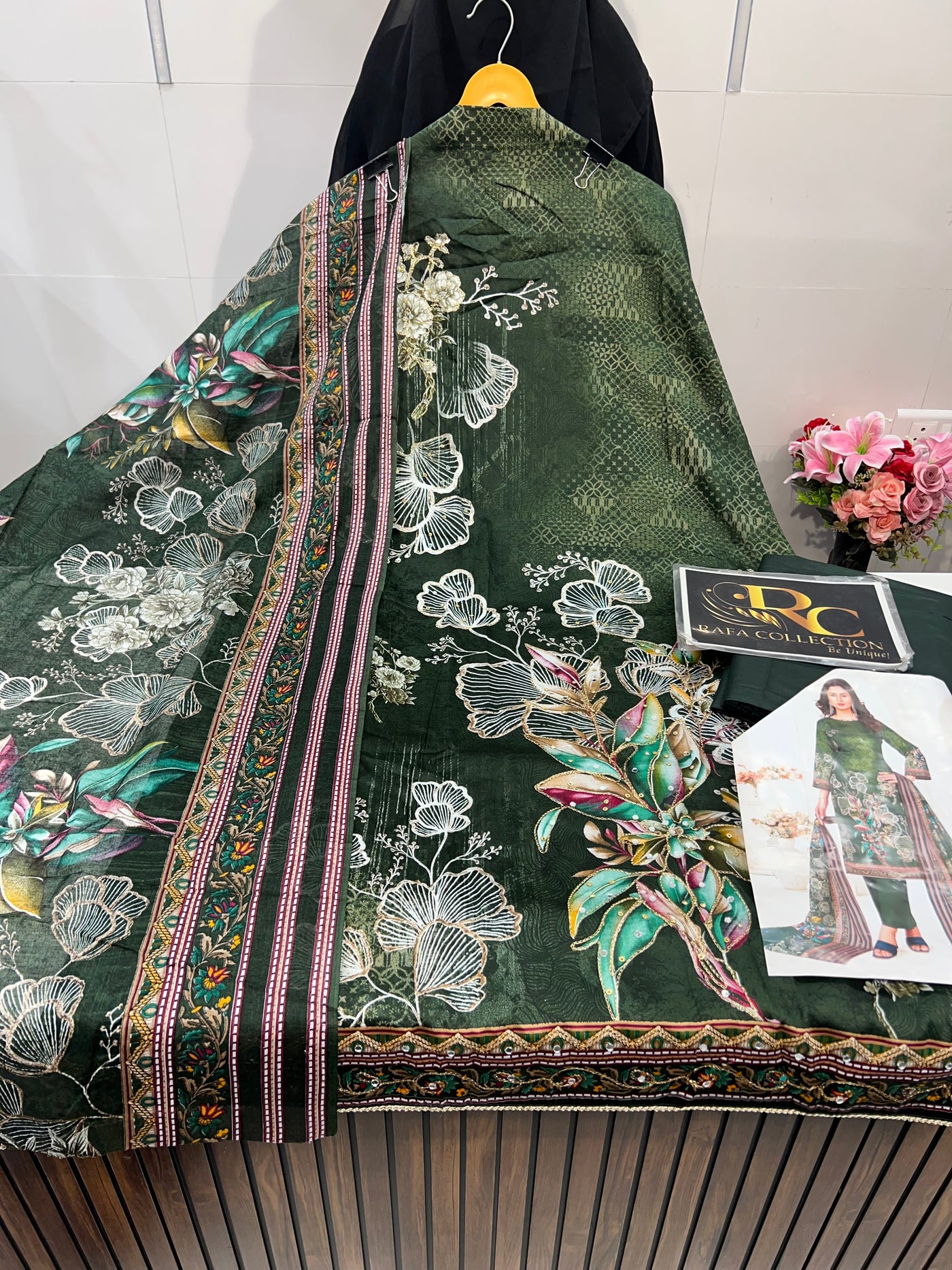 Cotton Zari Work Suit 1800