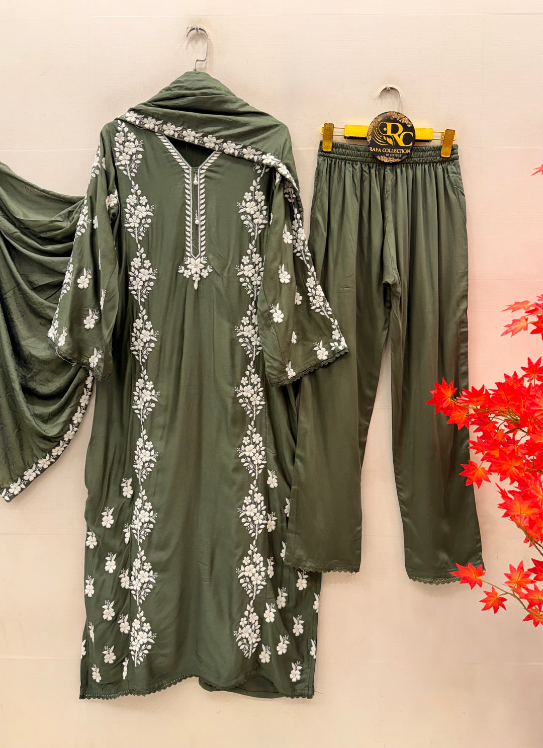 Lucknawi Long kaftan Suits