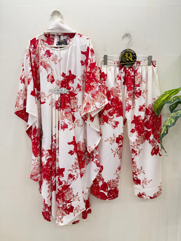 Imported Long kaftan Co-ord sets 3197