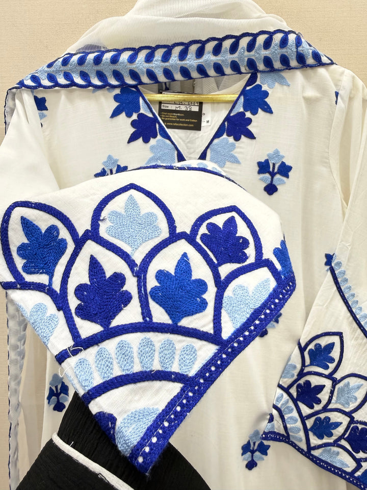 Kashmiri embroidered Pakistani suit