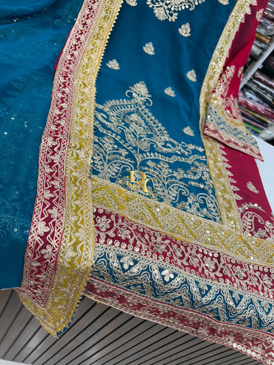 Georgette Unstitch Suit 1647