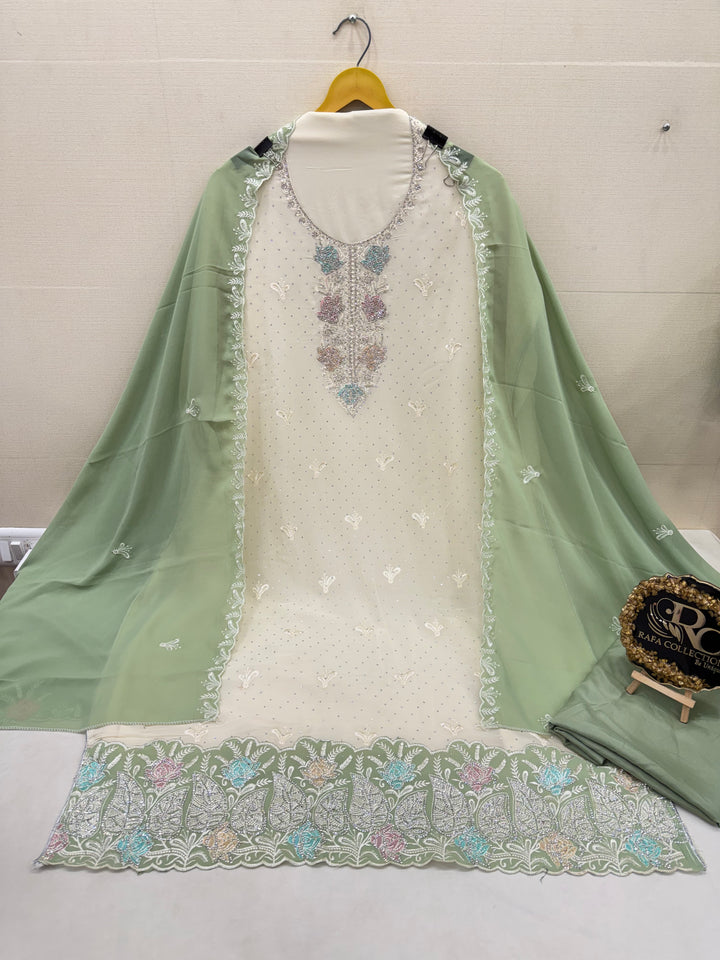 Georgette unstitched suits