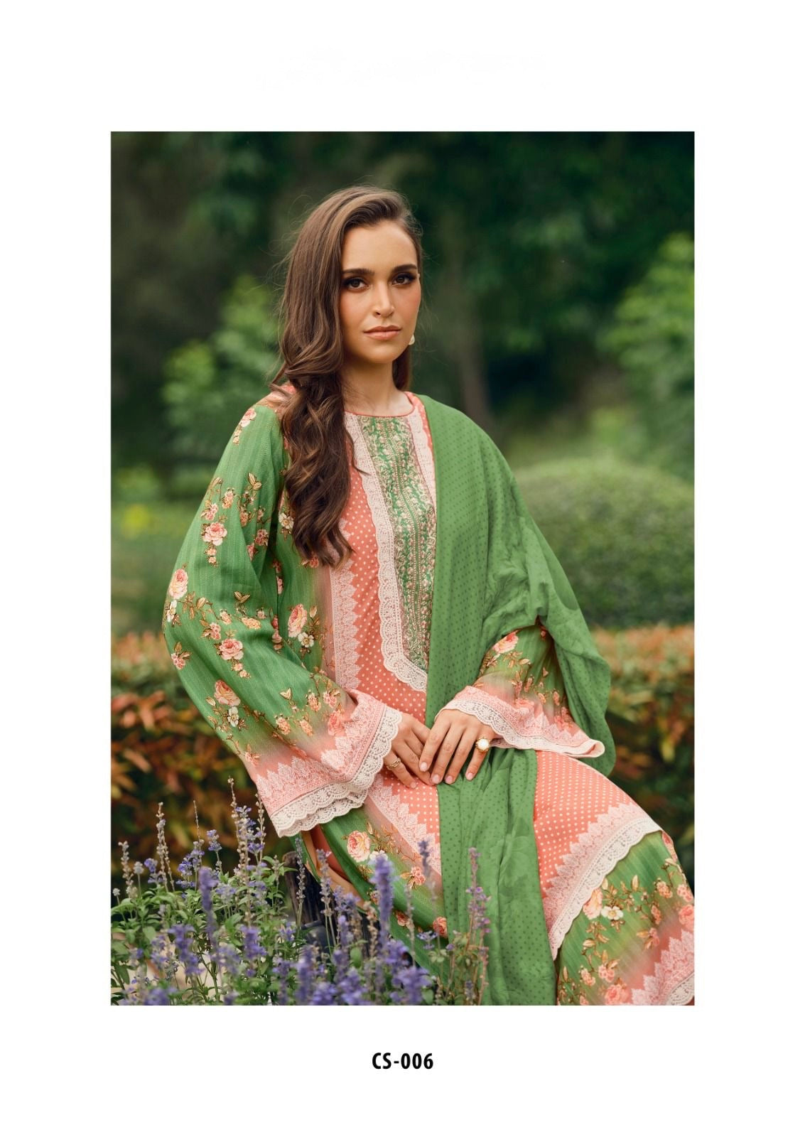 Cross stitch unstitched suit 2225