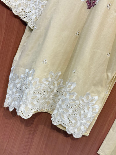 Pakistani Embroidered co-ord set 2729