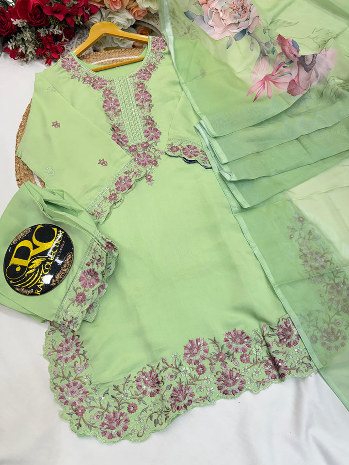 Cotton Embroided suits 005