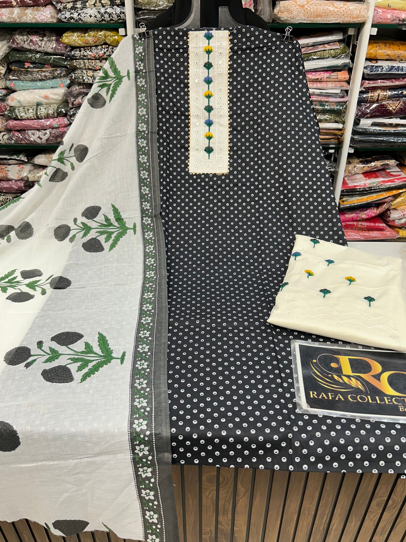 Cotton Unstich Suit 1378