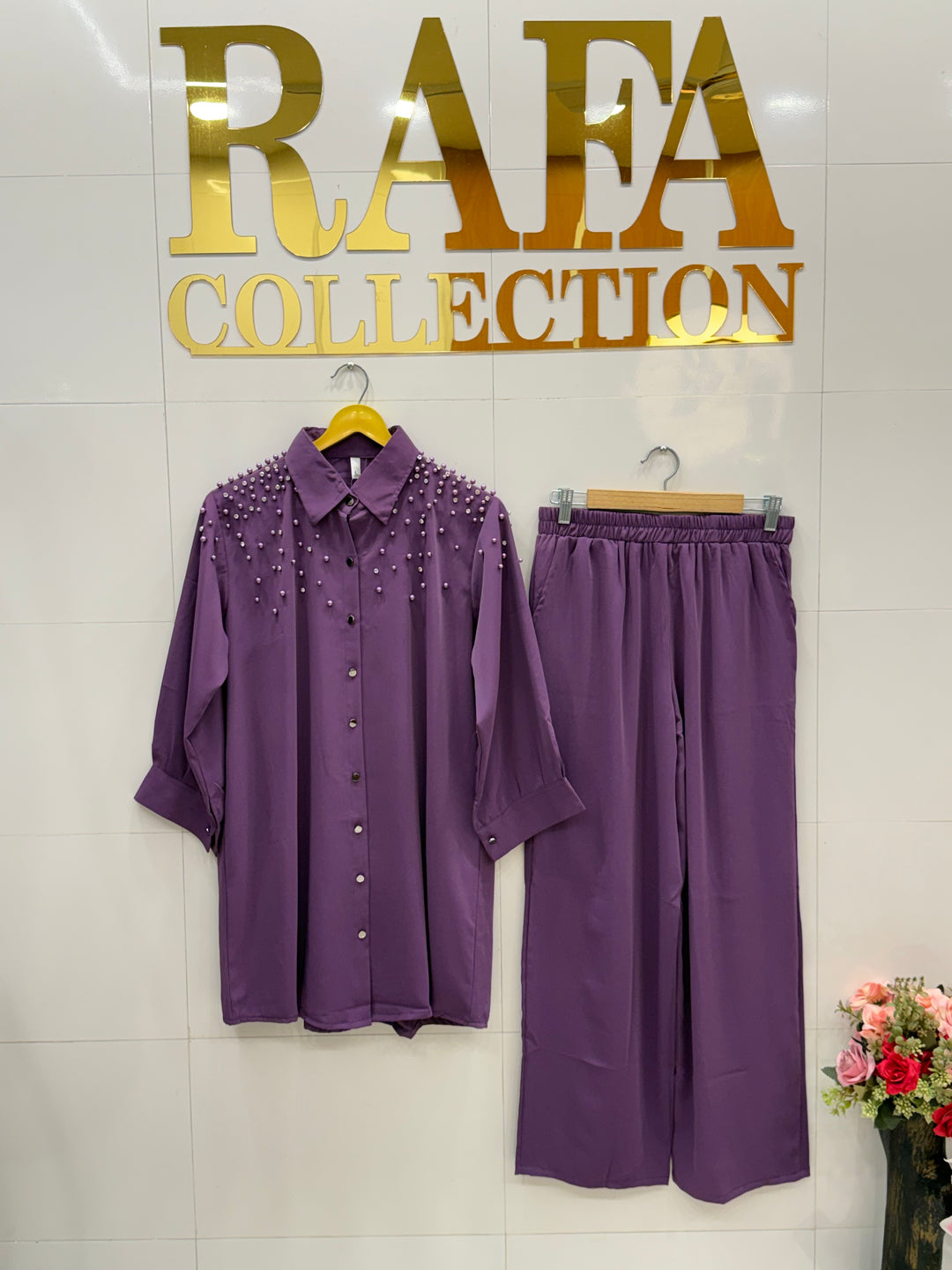 Imported pearl co-ord sets 2845