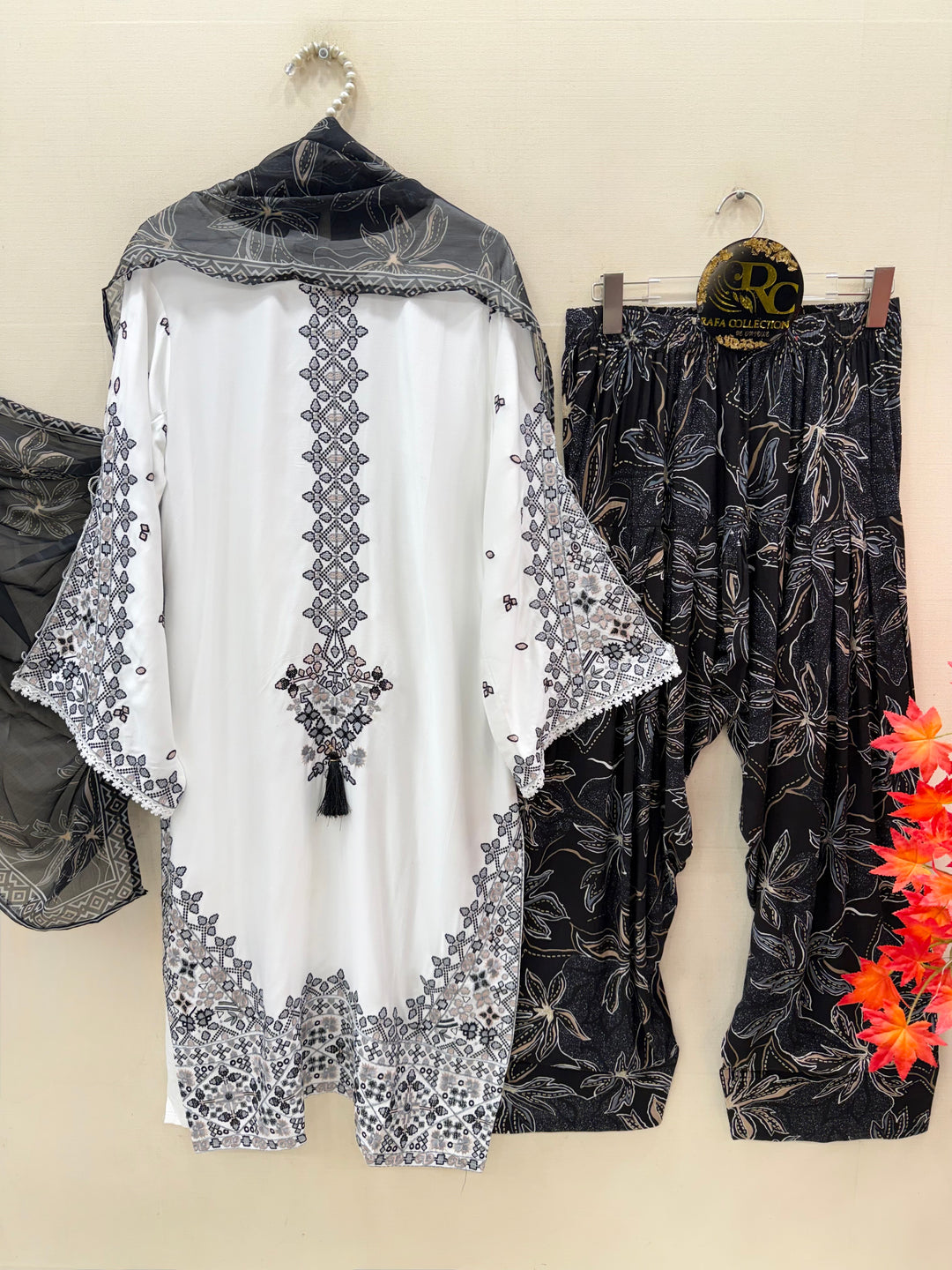 Embroidered Farshi Salwar Suits