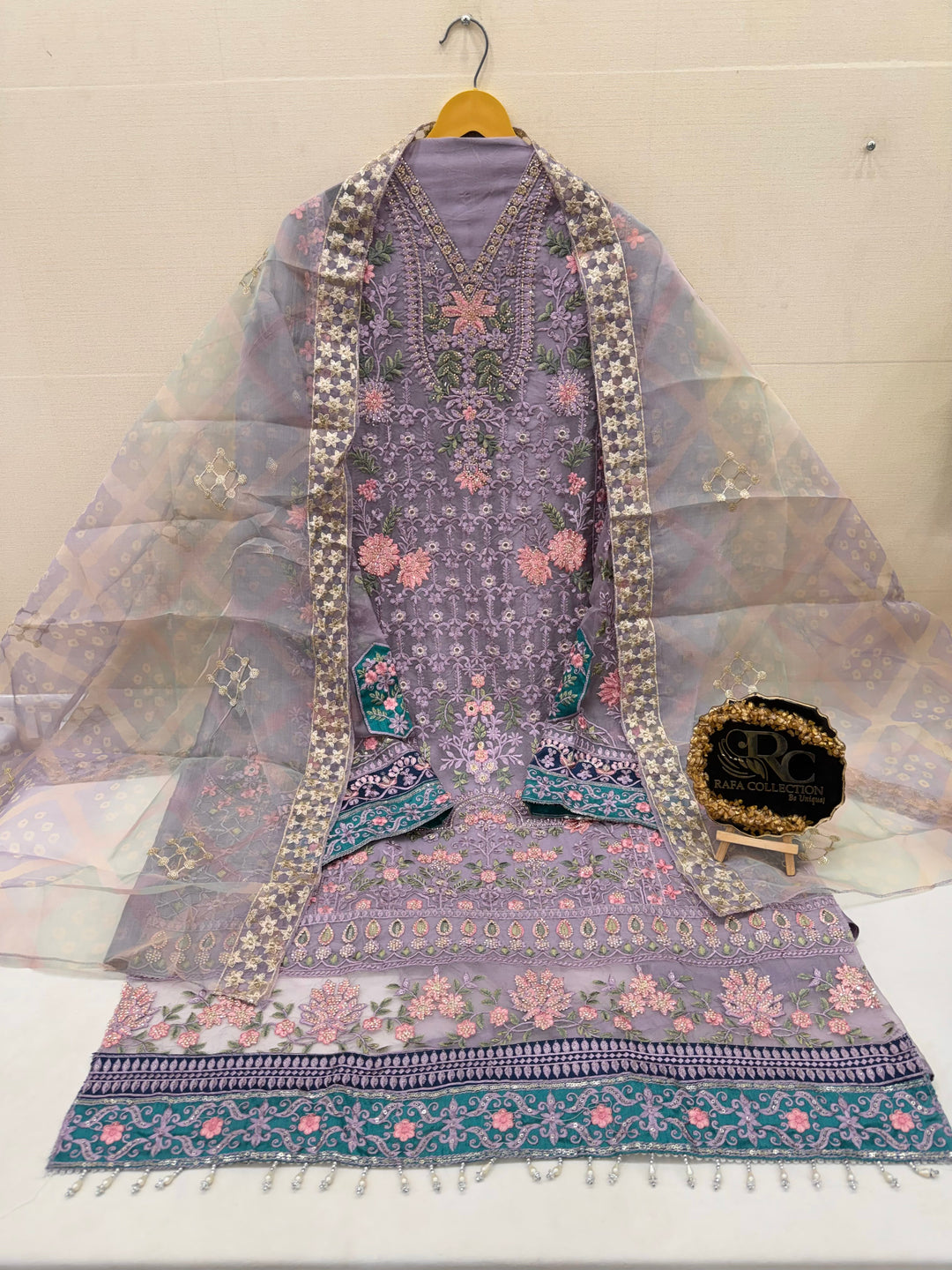 Organza Pakistani unstitch suits