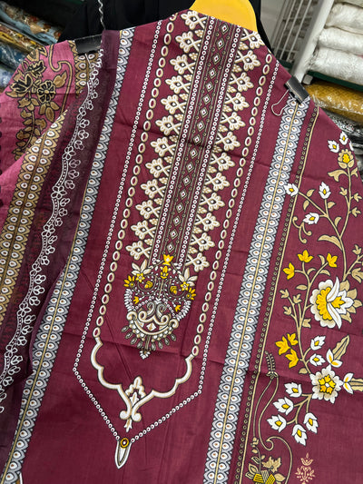 Cotton unstitched suits 2793