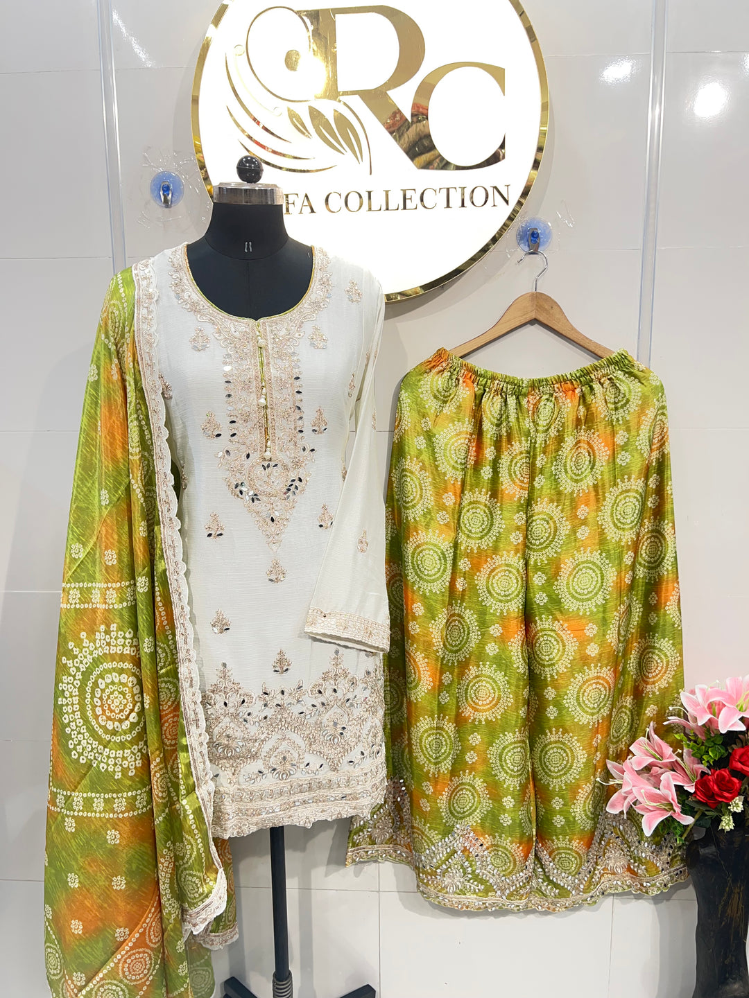 Mirrorwork Special Palazzo Suit 1789