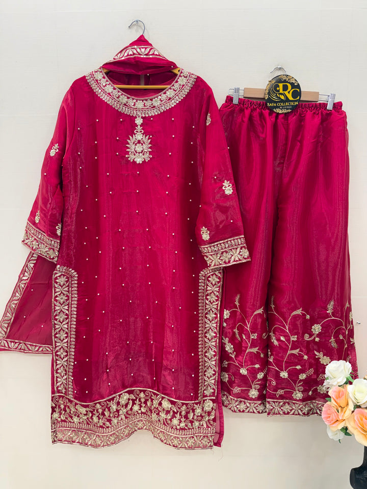 Shimmer Organza suits 2972