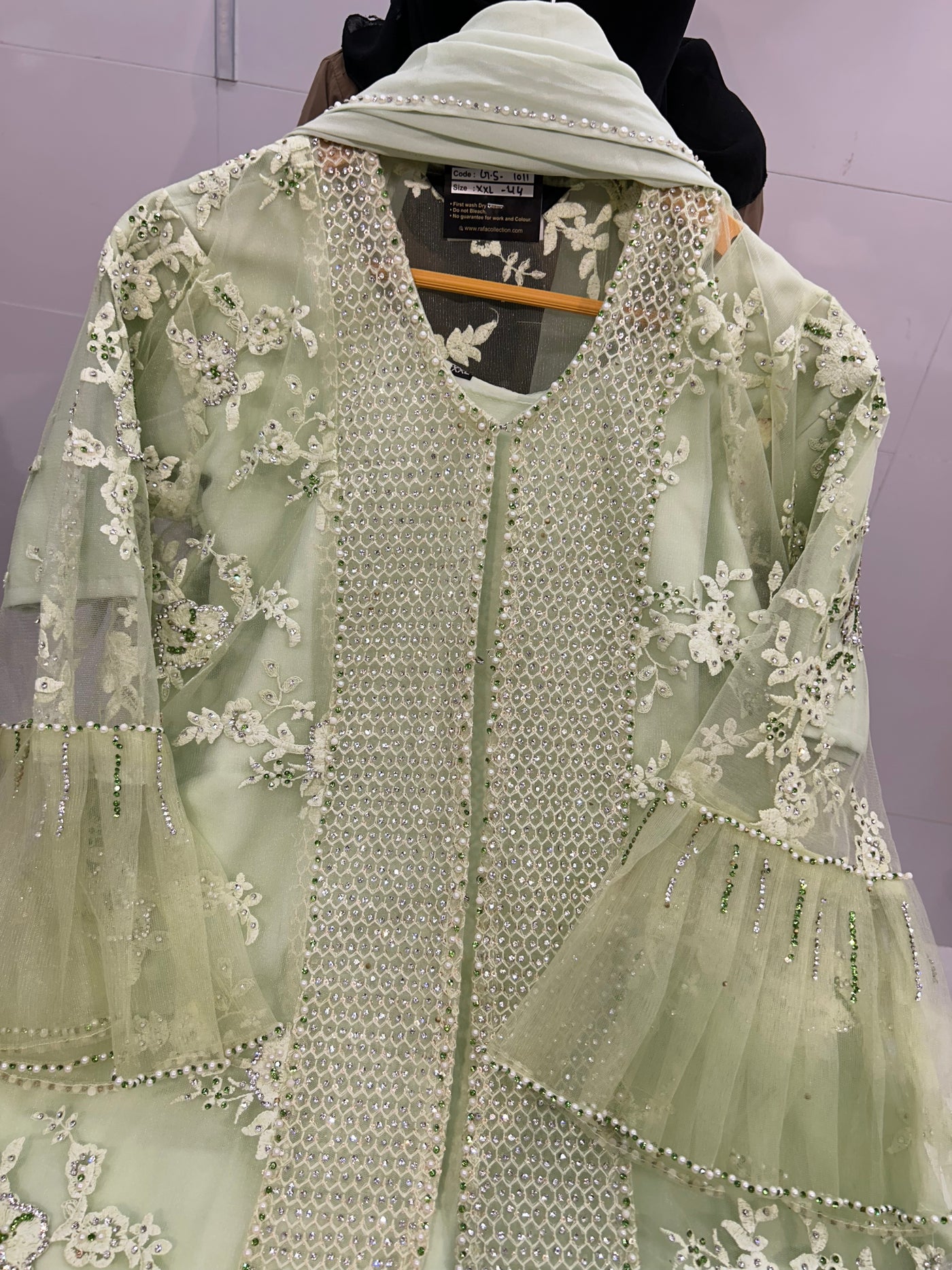 Bridal frill dress 1011