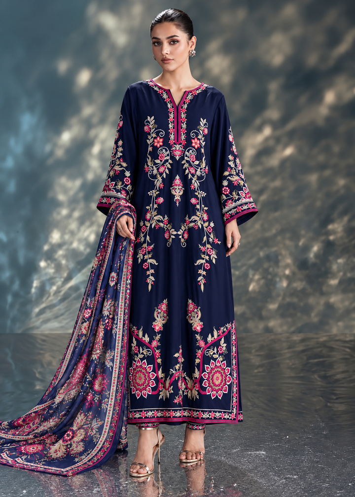 Embroidered Long Kaftan’s