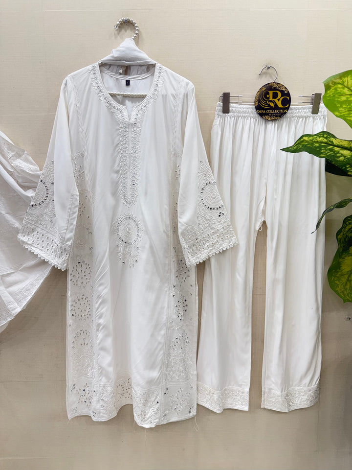 Rayon Embroidered suits