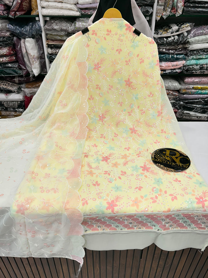 GEORGETTE UNSTICH SUIT 1249
