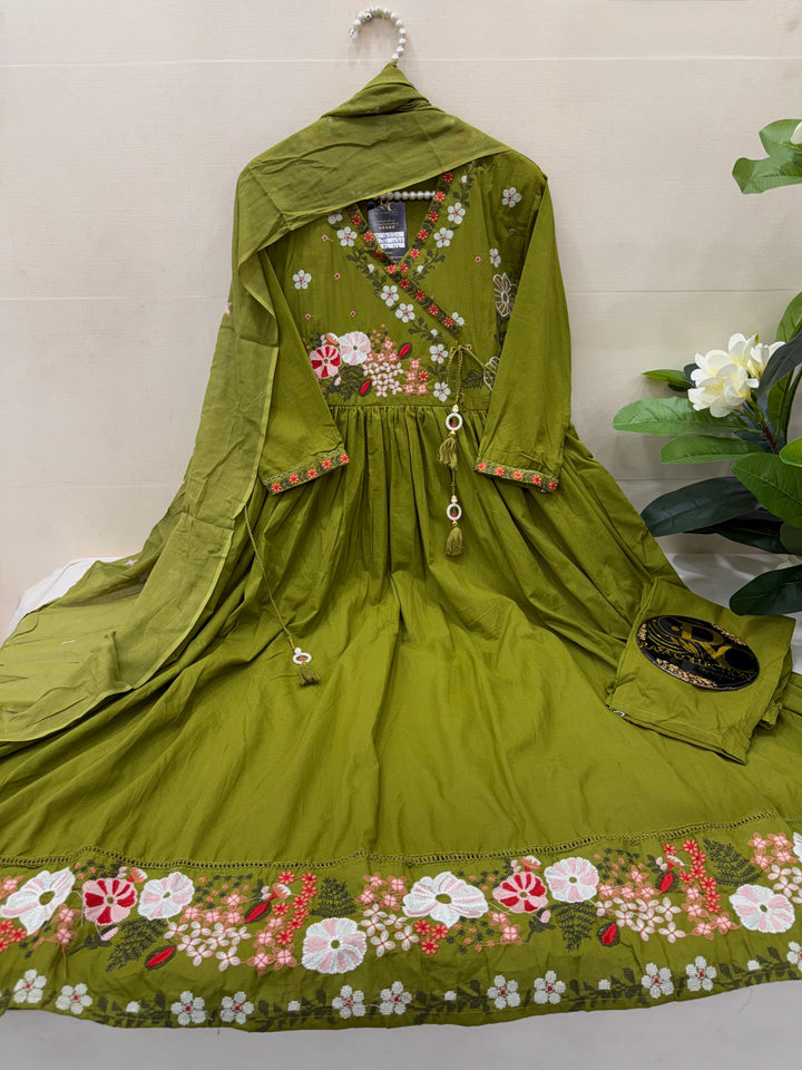 Cotton Anarkali suit’s