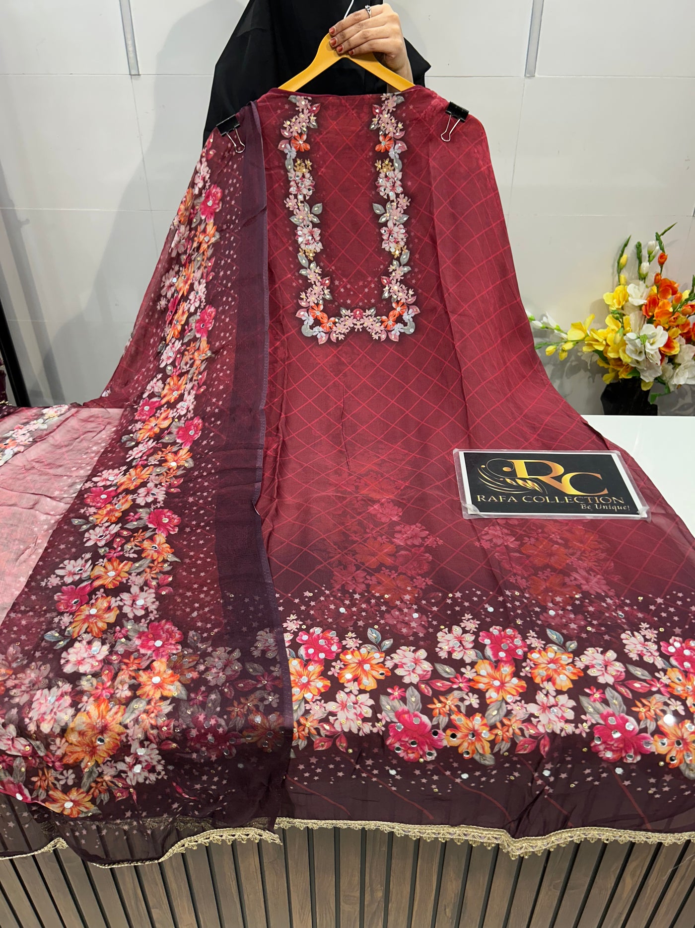 Pure organza Suit 1553