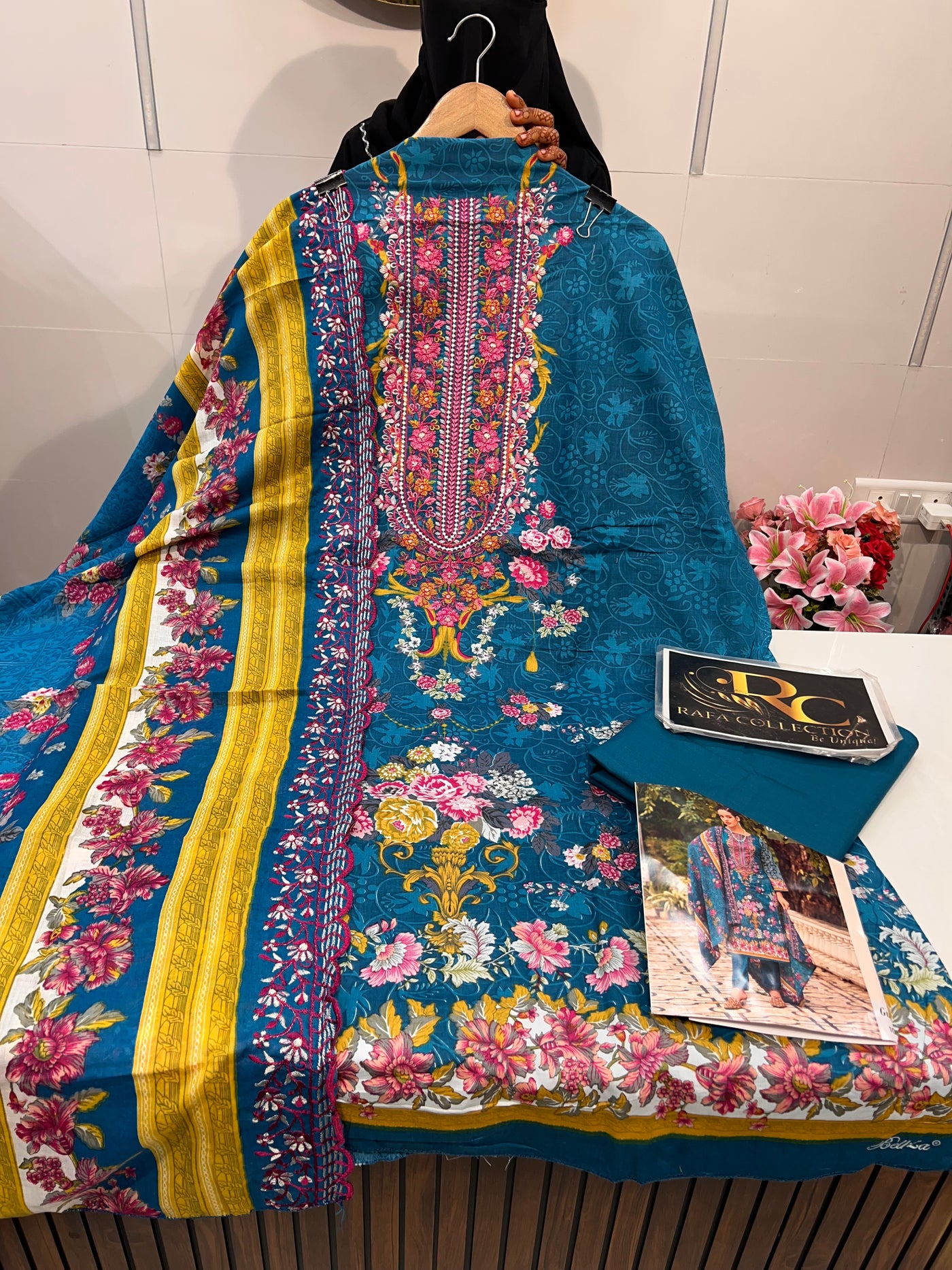 Cotton Embroidered Suit 5024