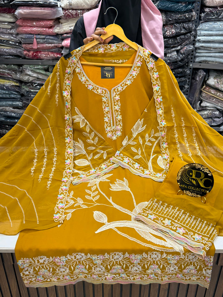 Embroidered readymade suits