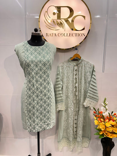 GEORGETTE JACKET SUIT  1184