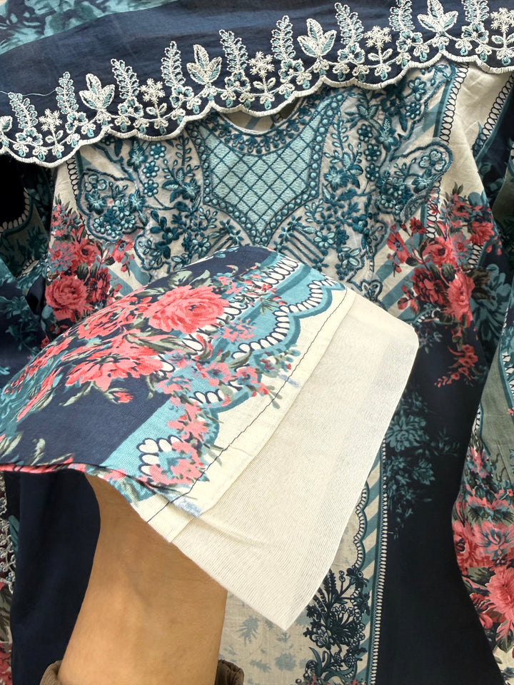 Cotton embroided suits for women