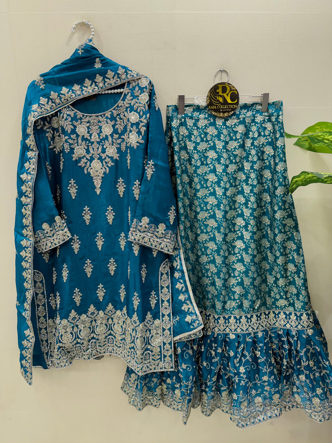 Luxury pakistani garara suits