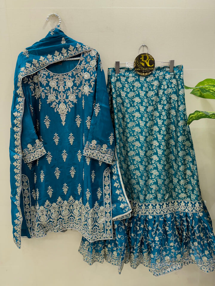 Luxury pakistani garara suits