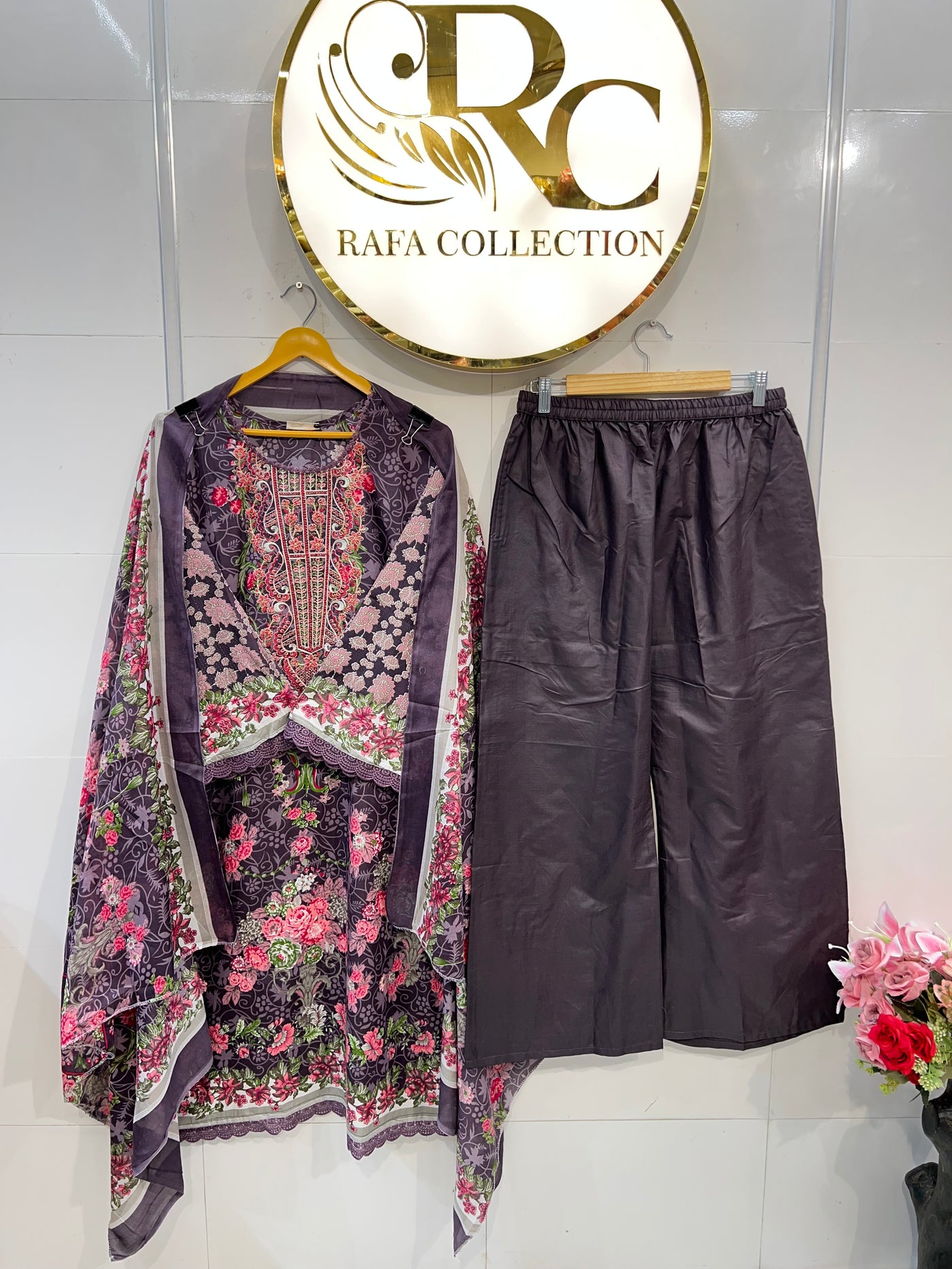 Semi cotton casual suits 2359