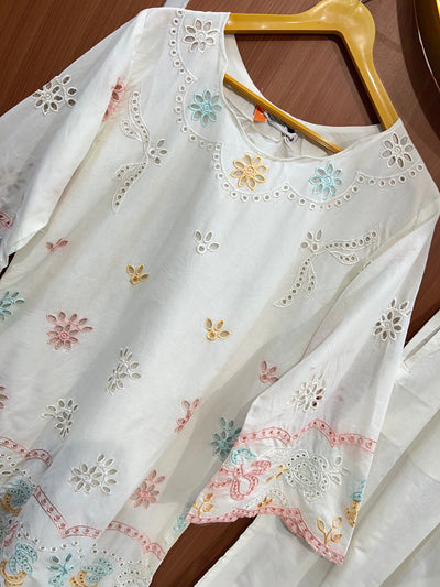 Chikankari co-ord set 6621