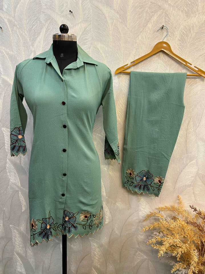 Crinkel Co-ord set 453