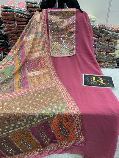 Georgette Unstich Suit 1289