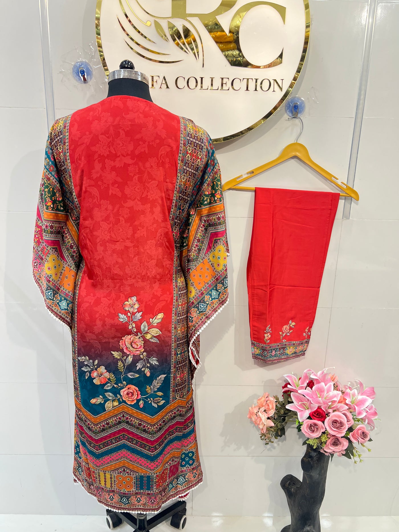 Prachi Mirror Work Kaftan Set 2011