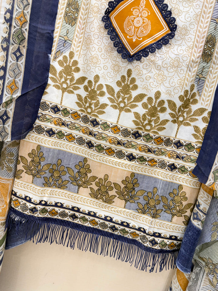 Cotton unstitched Suits