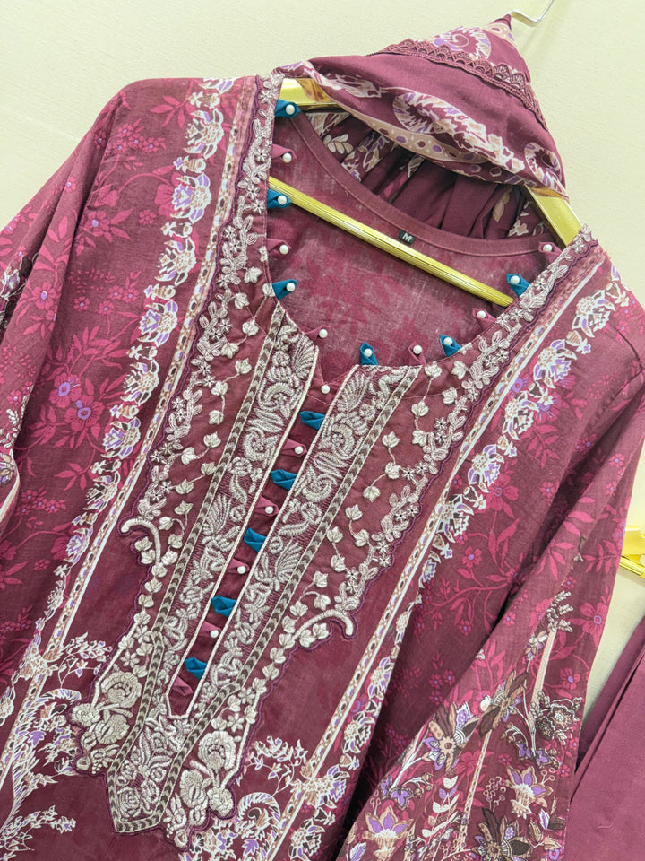 Pakistani patch work suit 40014