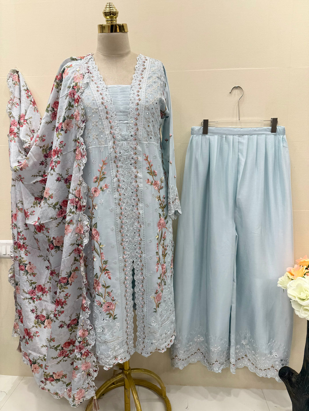 Mirror Work Embroidered suits