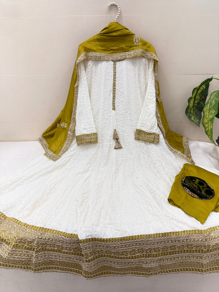 Georgette Embroidered Gowns