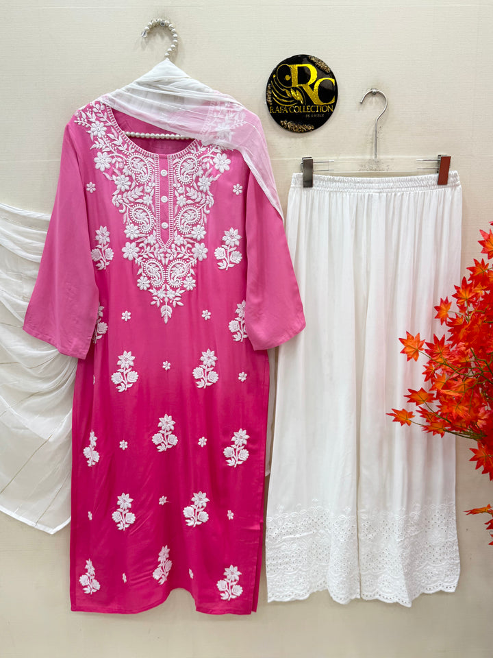 Lucknawi Embroidered Suits