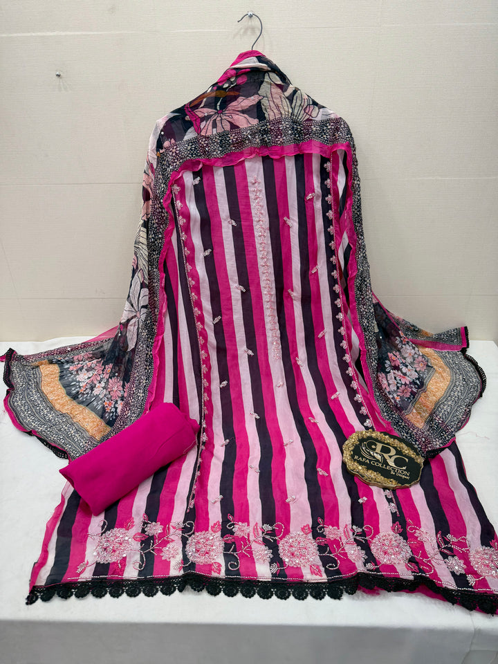 Organza Handwork suits