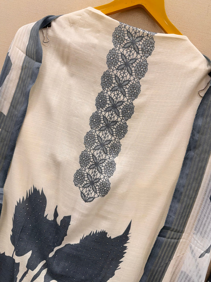 Slub Cotton Unstitched Suits