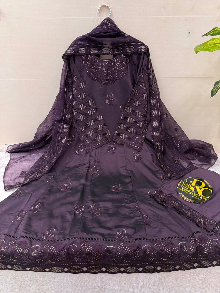 Premium cutwork long suit