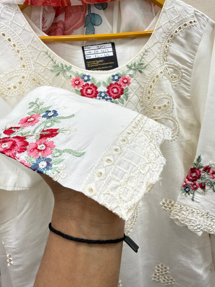 Cotton Embroided suits