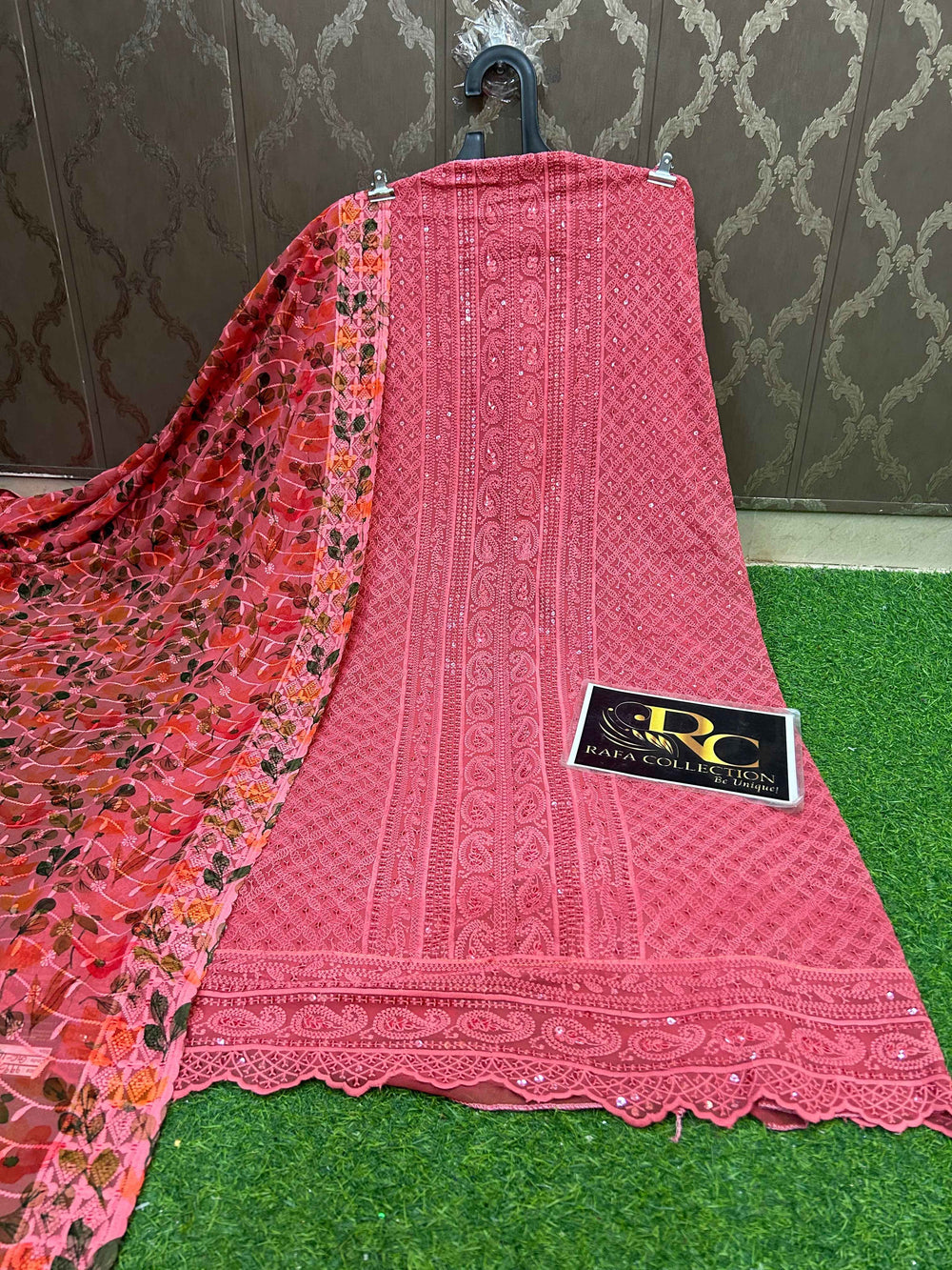 Georgette Unstich Suit 1197