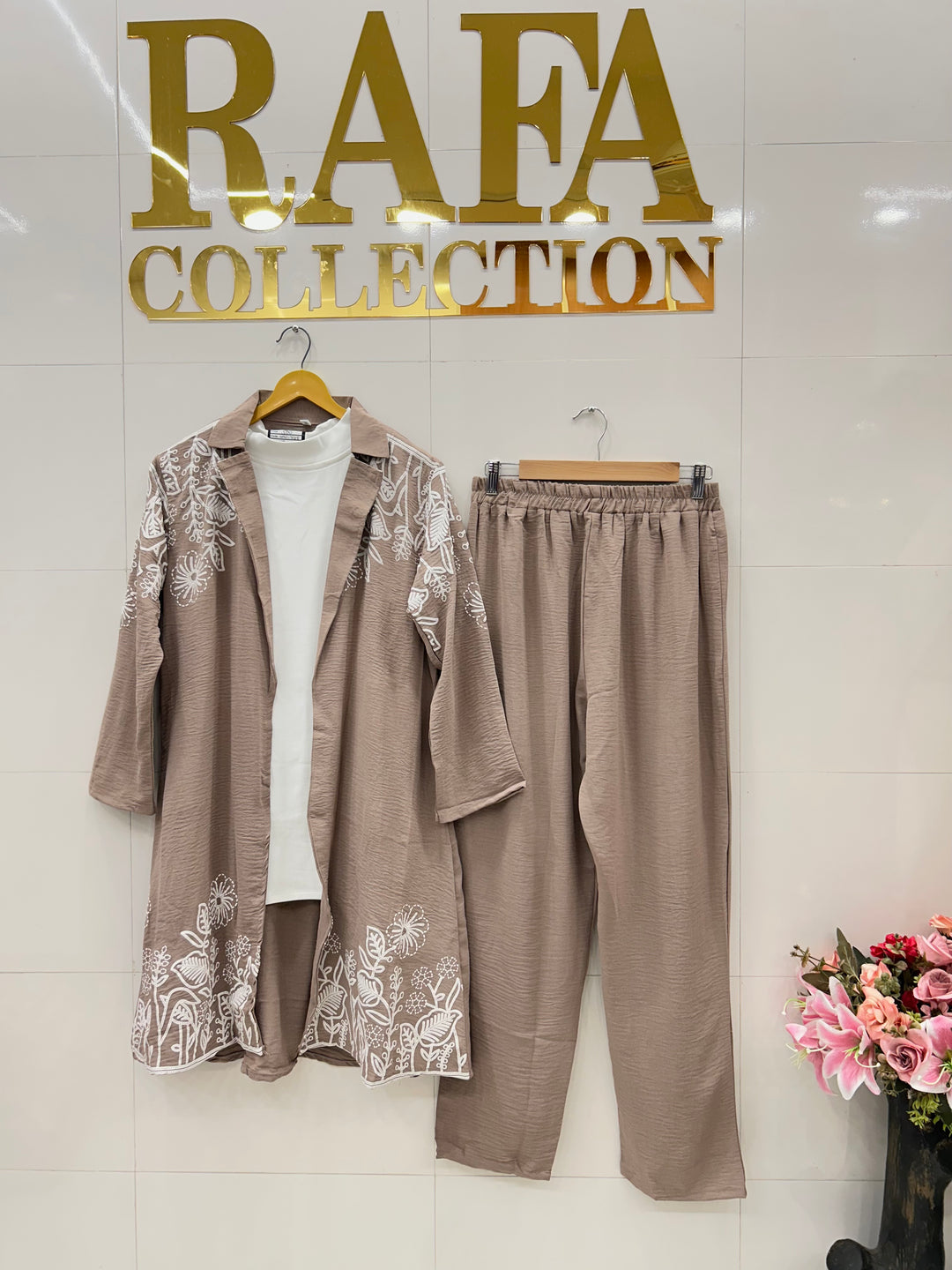 Imported crinkle Co-ord sets 3108