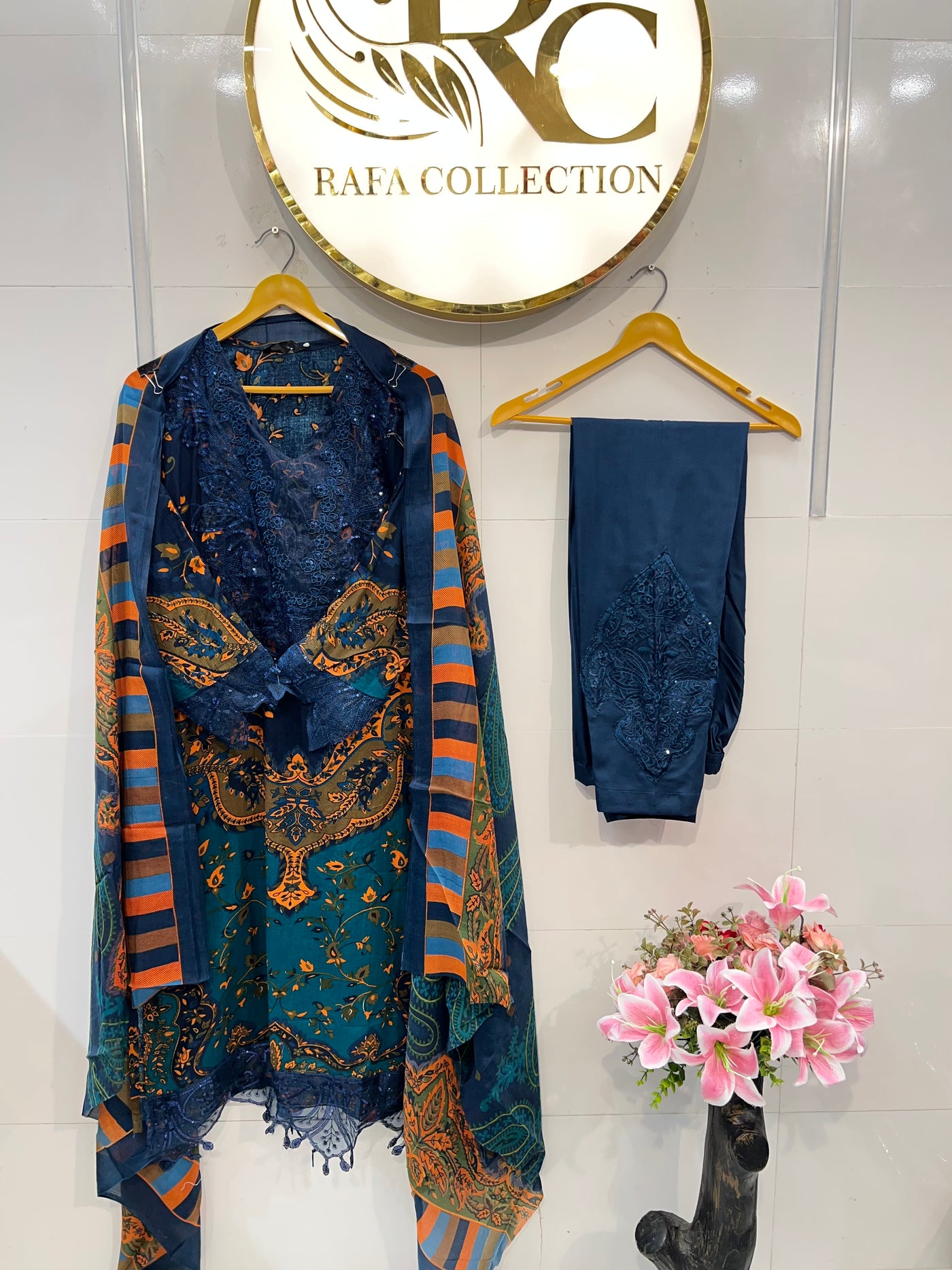 Pakistani patch work suits 2504