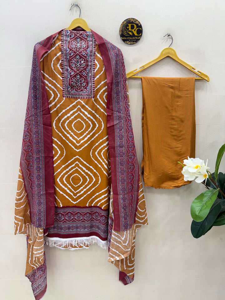 Cotton Unstitched Suits