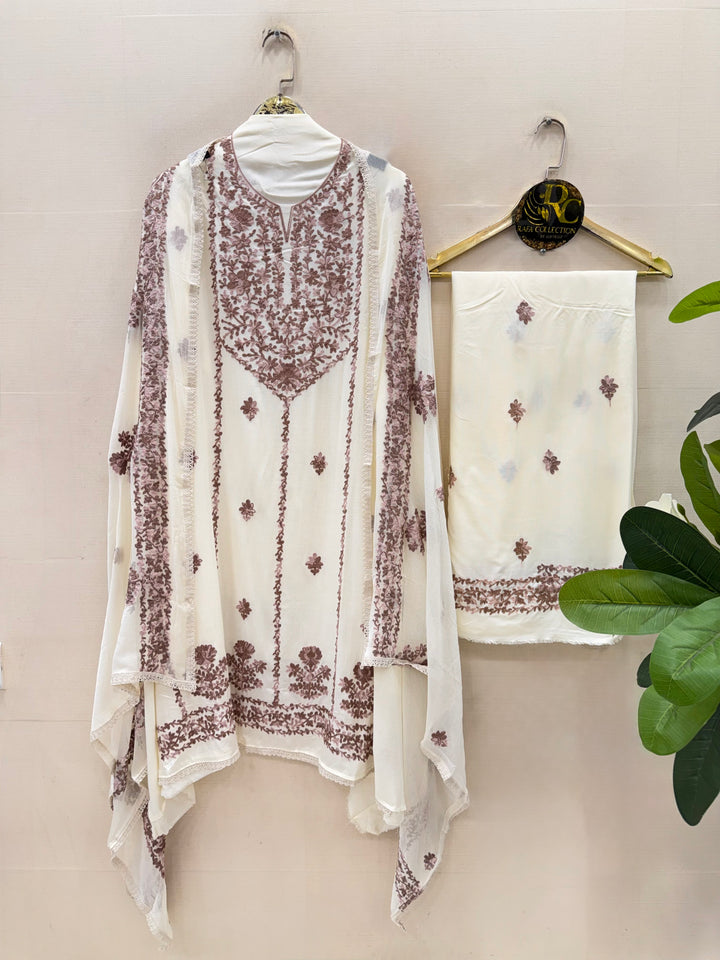 Embroidered Kashmiri Unstitched Suits