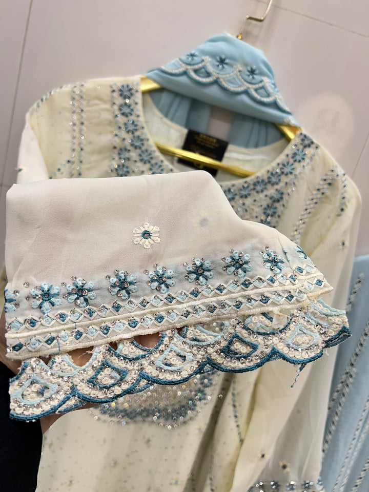 Pakistani party wear suits 17392