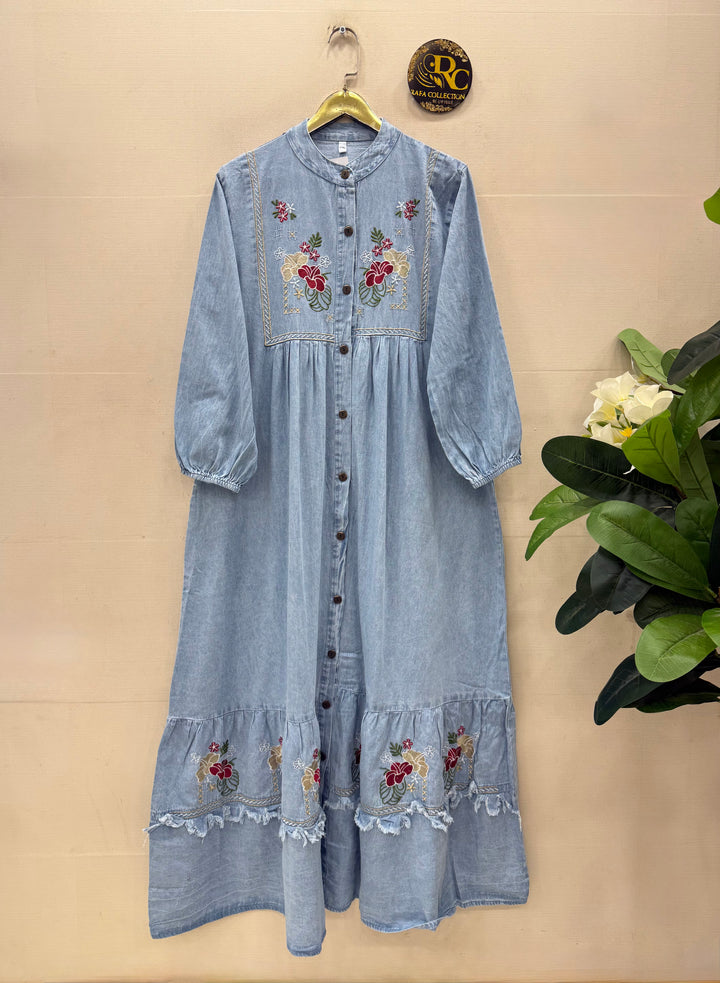 Denim Long Gown’s