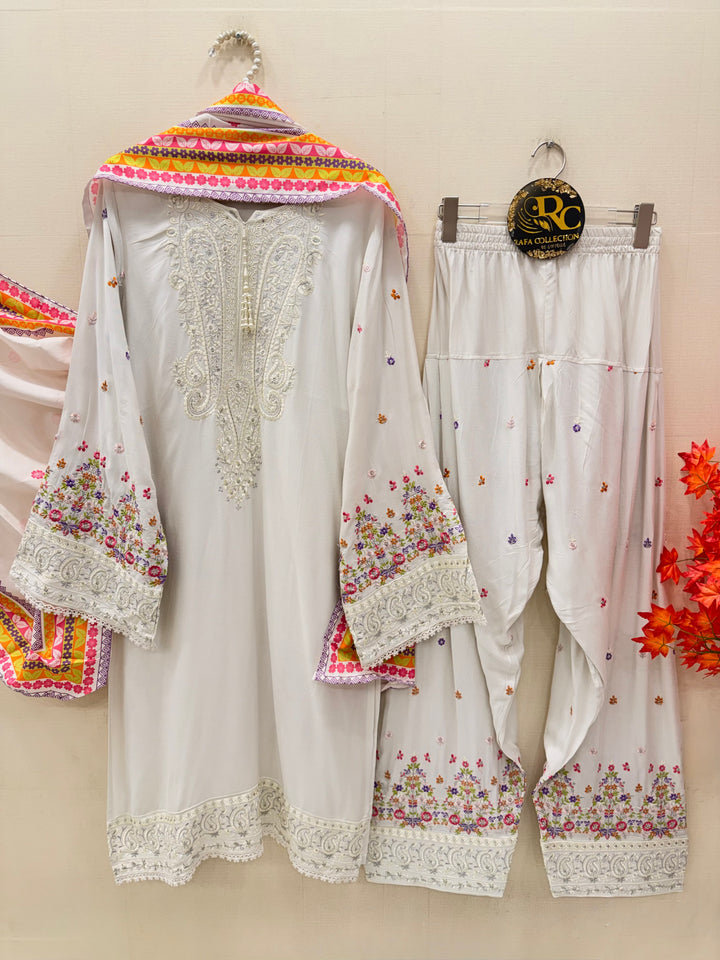 Embroidered Farshi Suit’s